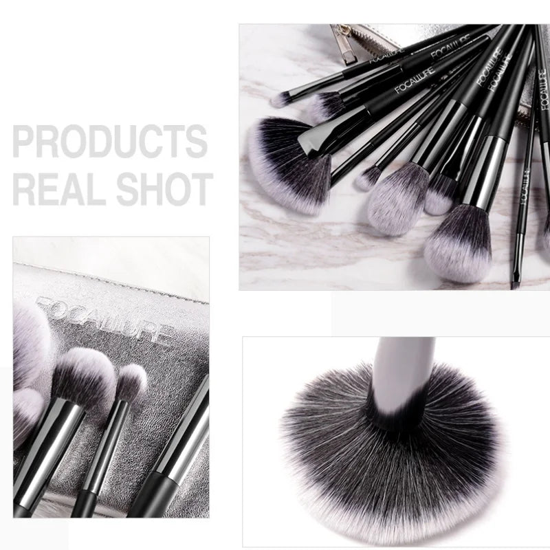 6/10pcs Makeup Brush Set – Eyes & Face