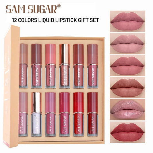 Hot Sexy 12pcs Lip Paint – Matte & Long Lasting