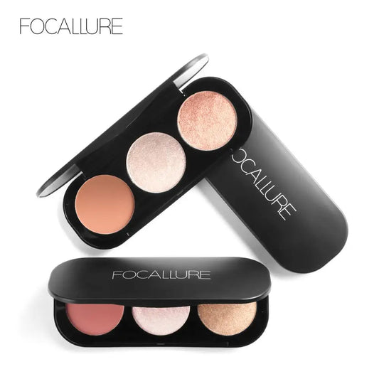 3 In 1 Makeup Palette Blush&Highlighter