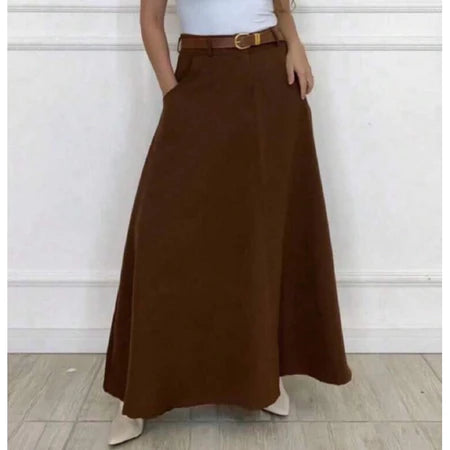 Saia Longa Casual Básica