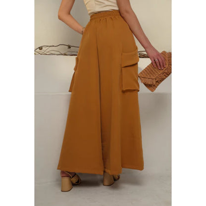 Calça Alfaiataria Cintura Alta Cargo