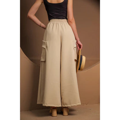 Calça Alfaiataria Cintura Alta Cargo