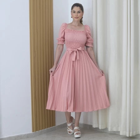Vestido Plissado
