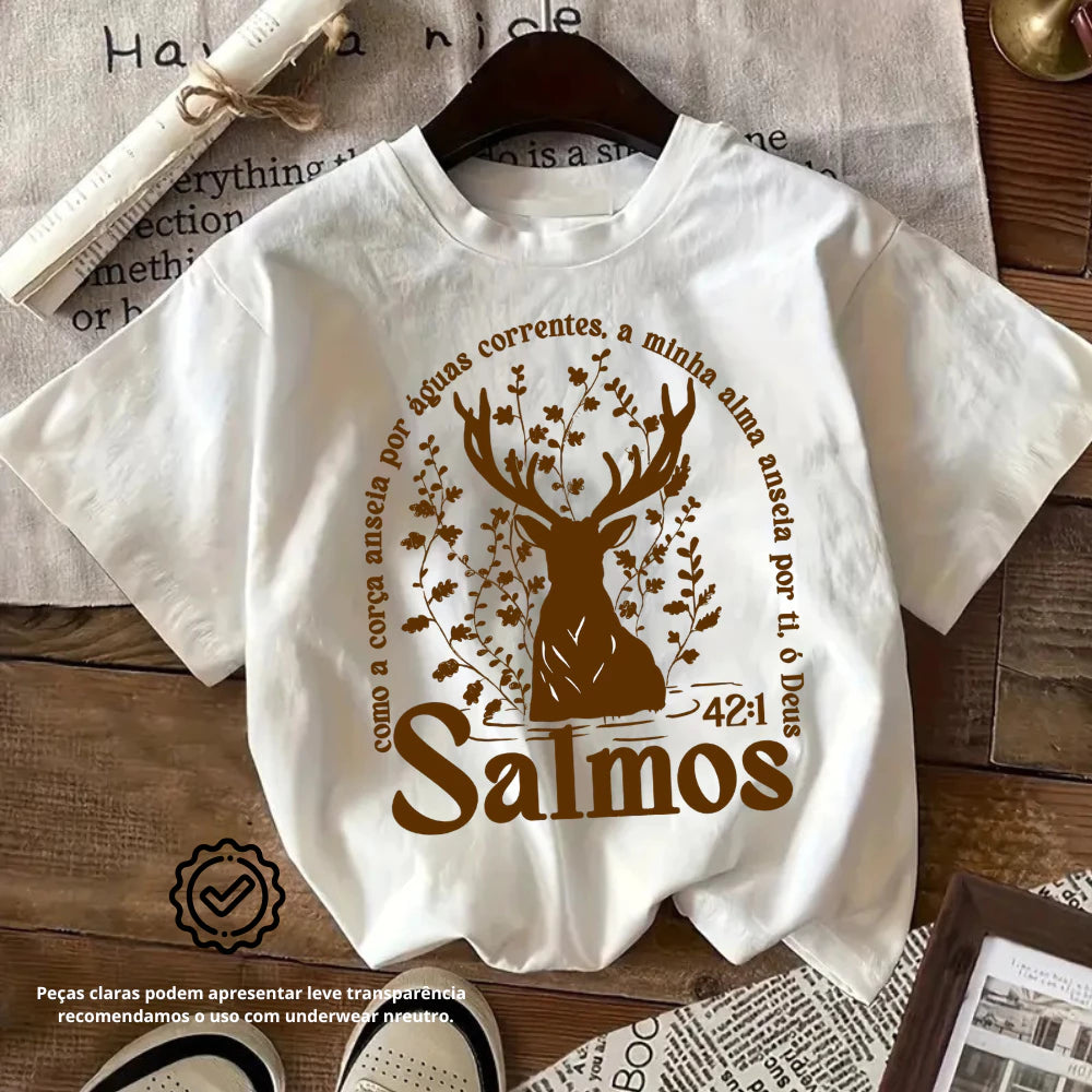 Camiseta Feminina Salmos 42:1