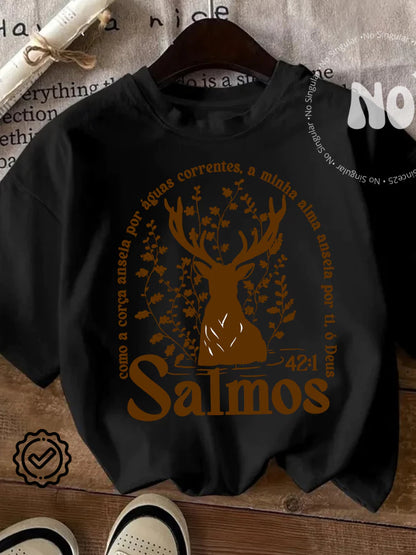 Camiseta Feminina Salmos 42:1